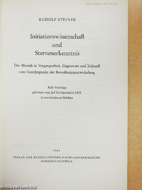 Initiationswissenschaft und Sternenerkenntnis