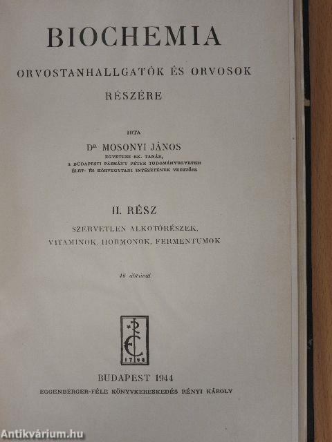 Biochemia I-II.