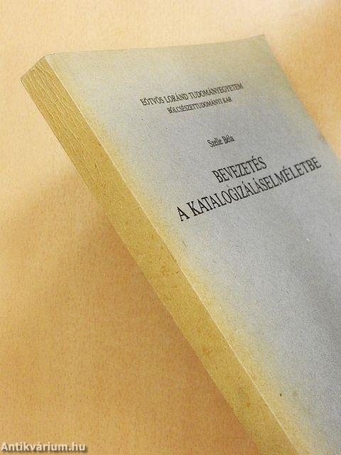 Bevezetés a katalogizáláselméletbe