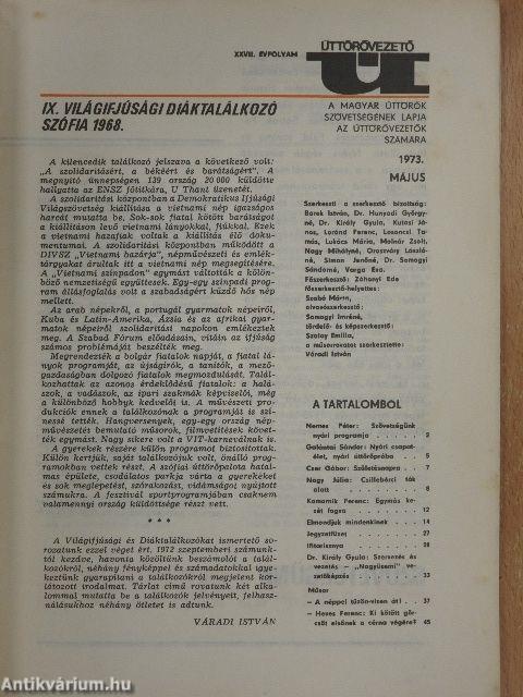 Úttörővezető 1973. május