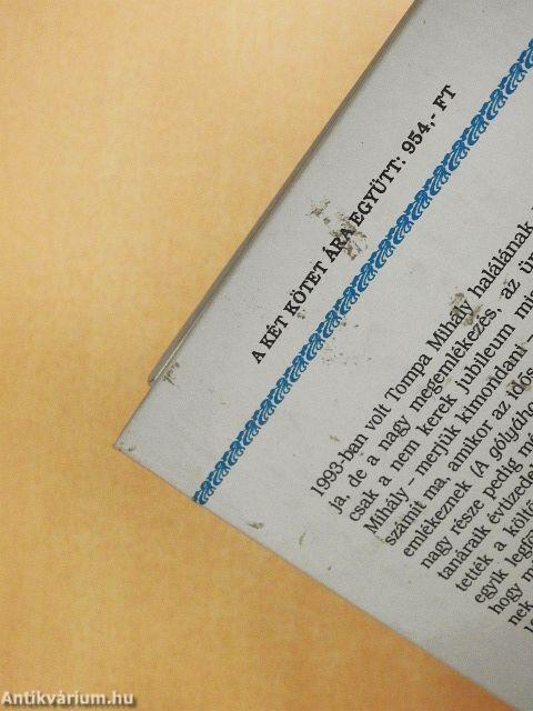 Tompa Mihály összes költeményei I-II.