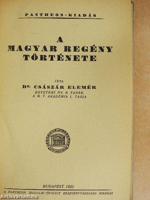 A magyar regény története