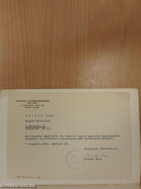 Budapest helytörténeti kézikönyve (aláírt példány)