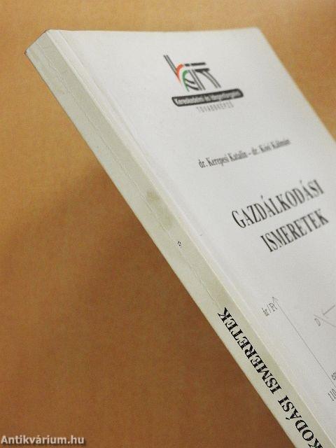 Gazdálkodási ismeretek