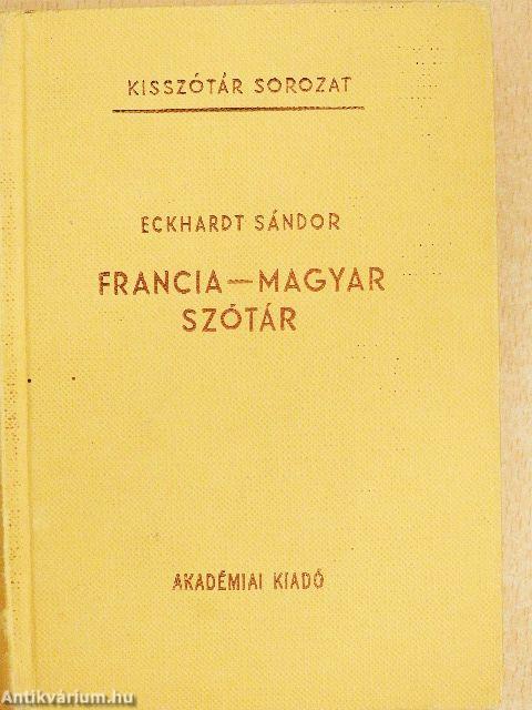 Francia-magyar szótár