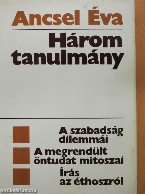 Három tanulmány (dedikált példány)