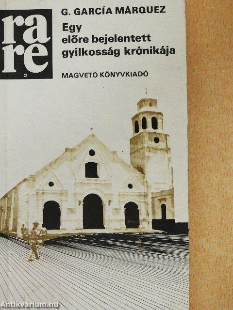 Egy előre bejelentett gyilkosság krónikája