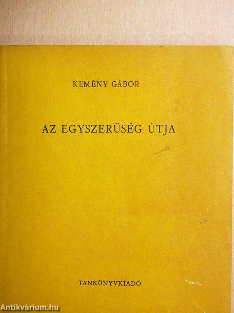 Az egyszerűség útja
