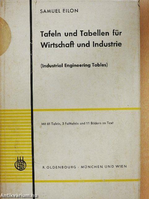 Tafeln und Tabellen für Wirtschaft und Industrie