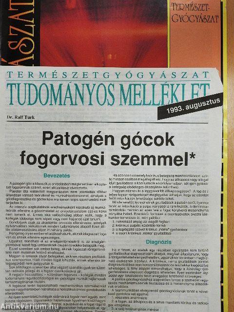 Természetgyógyászat 1993. augusztus