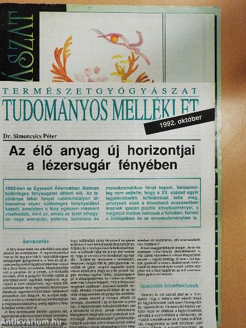 Természetgyógyászat 1992. október