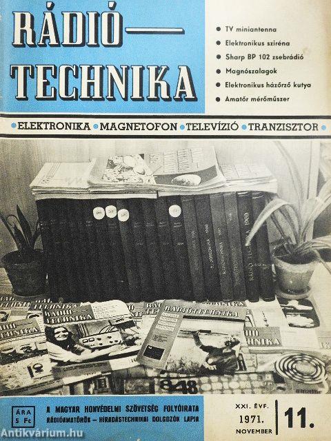 Rádiótechnika 1971. november