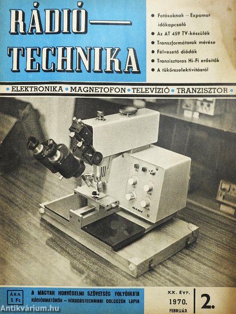 Rádiótechnika 1970. február