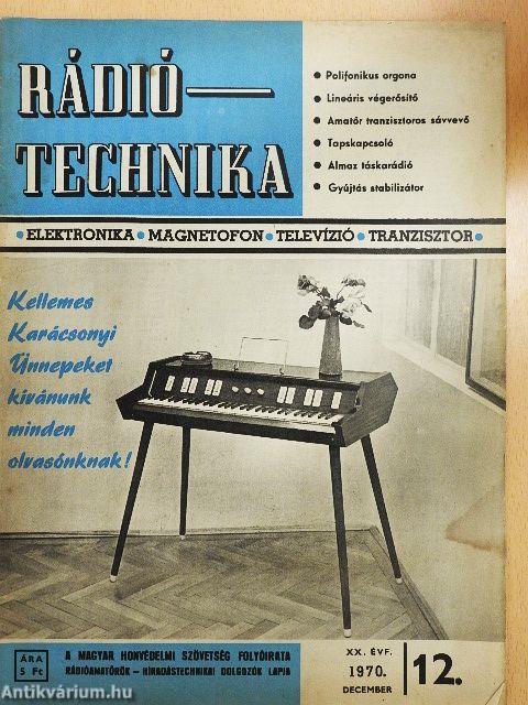 Rádiótechnika 1970. december