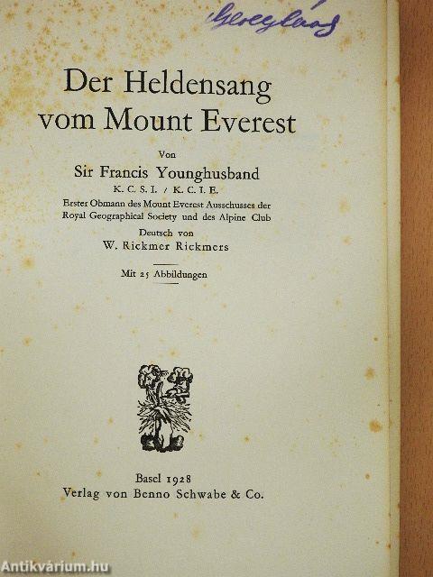 Der Heldensang vom Mount Everest