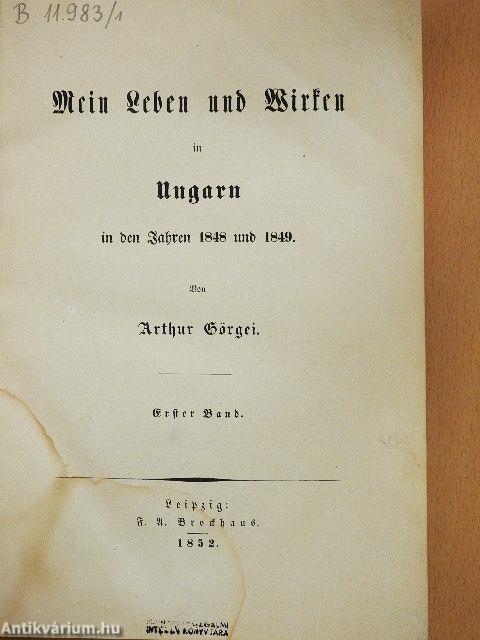 Mein Leben und Wirken in Ungarn I. (gótbetűs) (töredék)