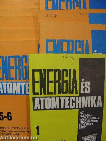 Energia és atomtechnika 1986. január-december