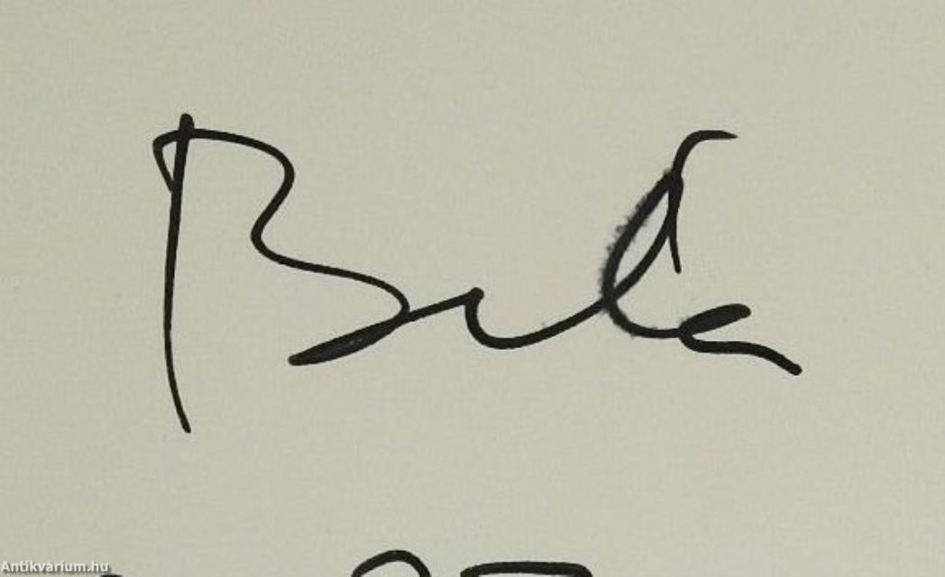 Tóth Béla szobrász (dedikált példány)