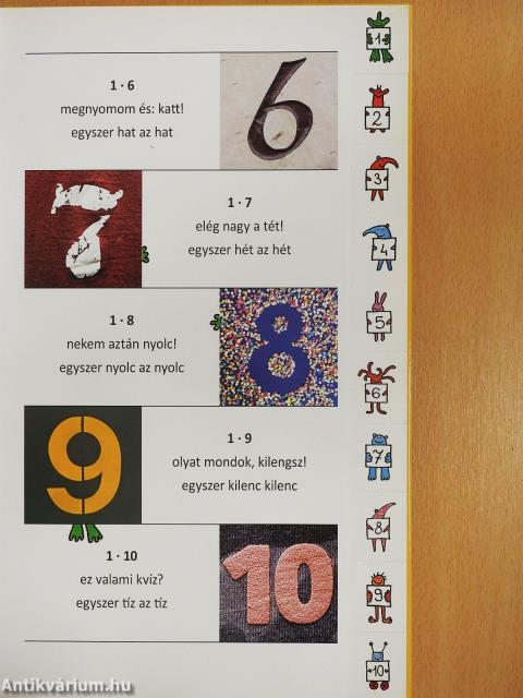 Szorzótábla-versikék 100 számra (dedikált példány)