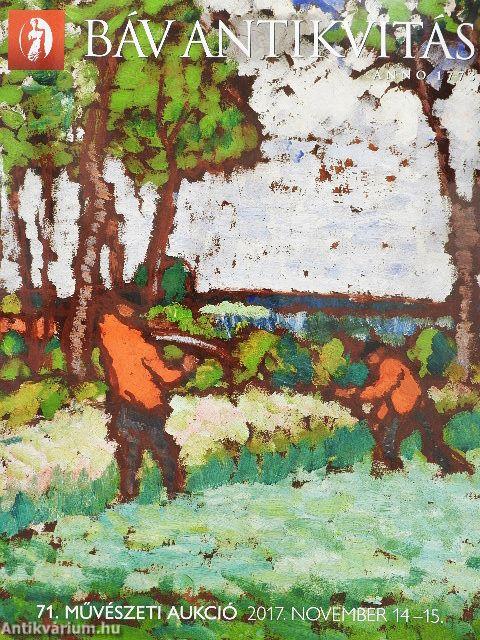 BÁV Antikvitás 71. Művészeti aukció