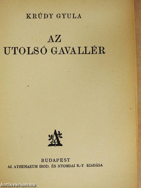 Az utolsó gavallér/Velszi herceg