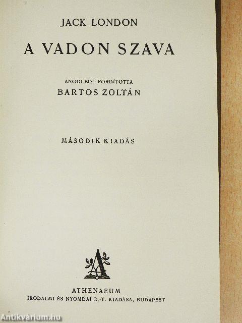 A vadon szava