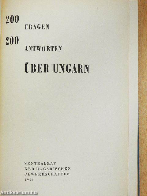 200 fragen, 200 antworten über Ungarn