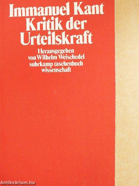 Kritik der Urteilskraft