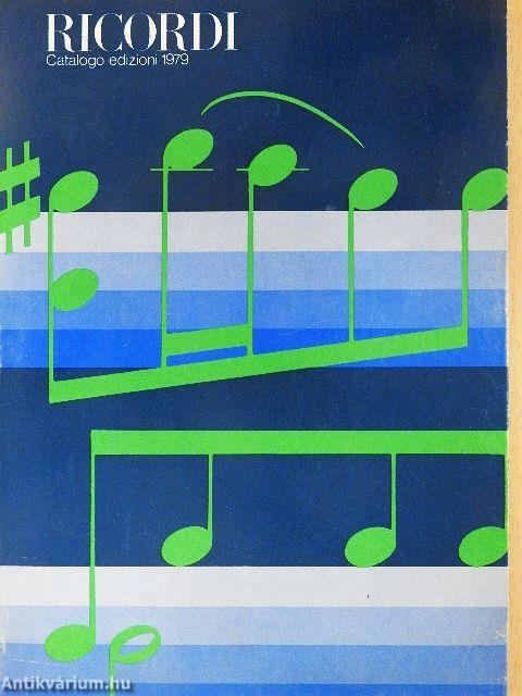Ricordi - Catalogo edizioni 1979