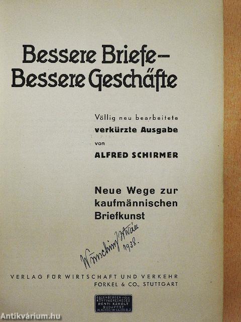 Bessere Briefe - Bessere Geschäfte