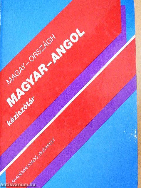 Magyar-angol kéziszótár