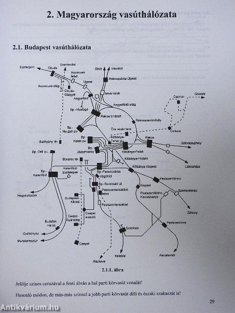 Vasútföldrajz és vasúttörténet munkafüzet