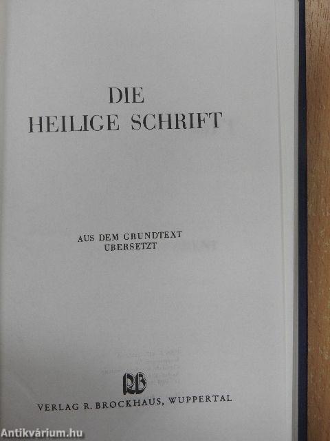 Die Heilige Schrift