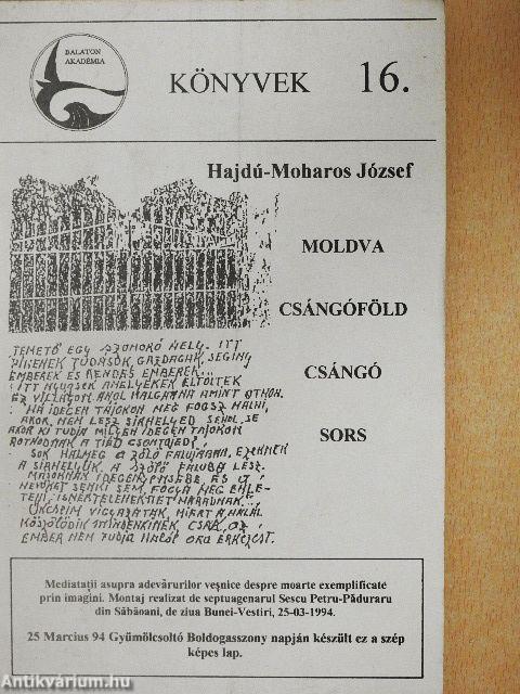 Moldva, Csángóföld, csángó sors