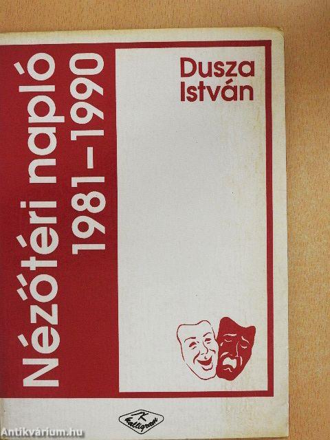 Nézőtéri napló 1981-1990