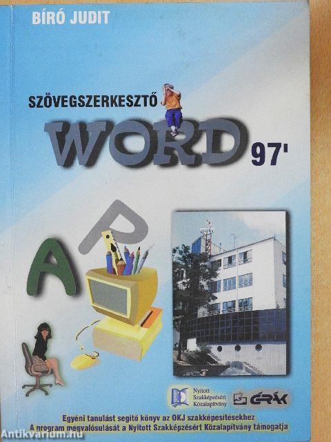 Szövegszerkesztő Word 97'