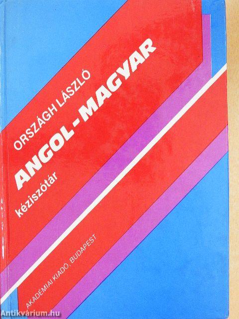 Angol-magyar kéziszótár