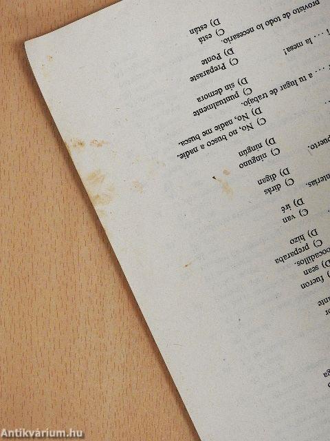 Spanyol feladatgyűjtemény a középfokú nyelvvizsgához