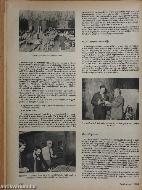 Rádiótechnika 1978. augusztus