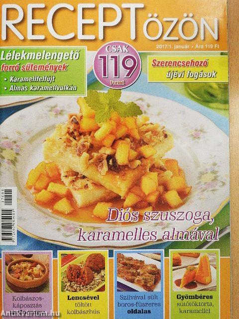 Receptözön 2017. (nem teljes évfolyam) + 3 Receptözön Sütemények különszám