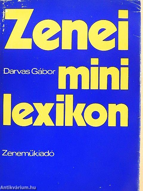 Zenei minilexikon