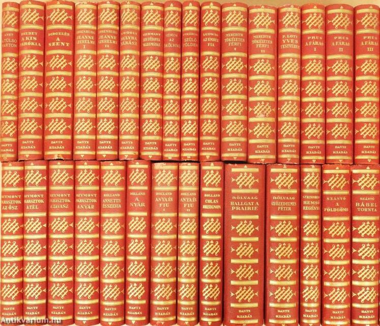 "30 kötet a Halhatatlan könyvek sorozatból (nem teljes sorozat)"