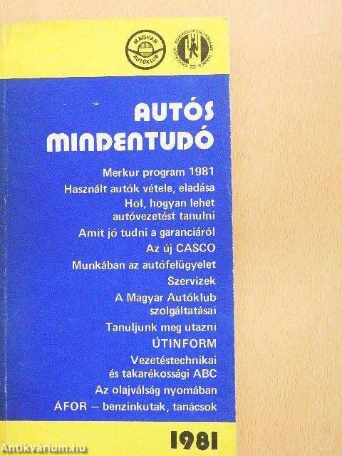Autós mindentudó 1981