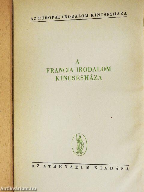 A francia irodalom kincsesháza