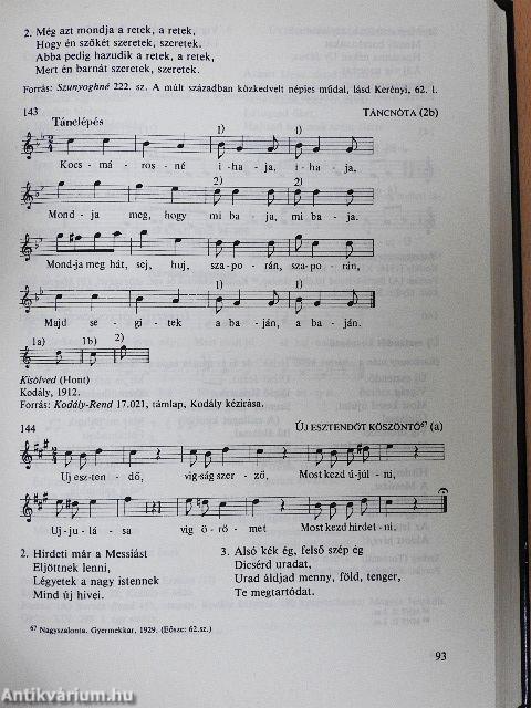 Kodály népdalfeldolgozásainak dallam- és szövegforrásai