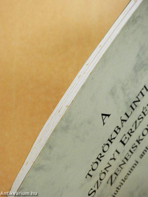 A törökbálinti Szőnyi Erzsébet Zeneiskola jubileumi antológiája