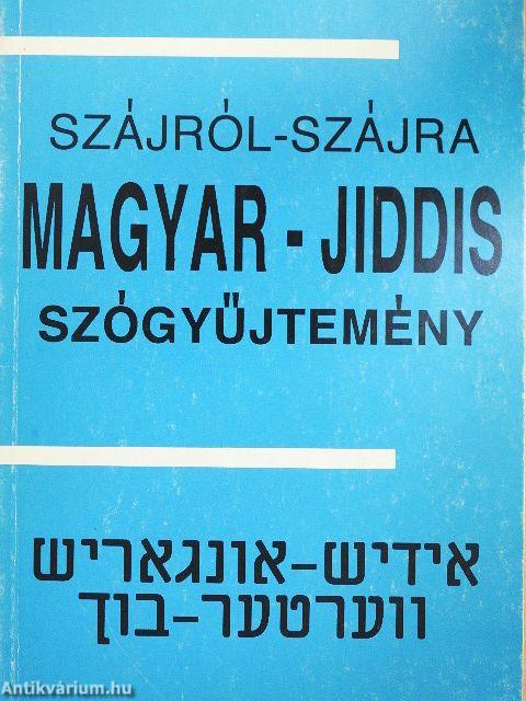 Magyar-jiddis szógyűjtemény