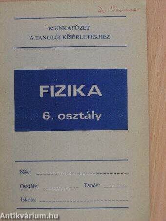 Fizika 6. osztály