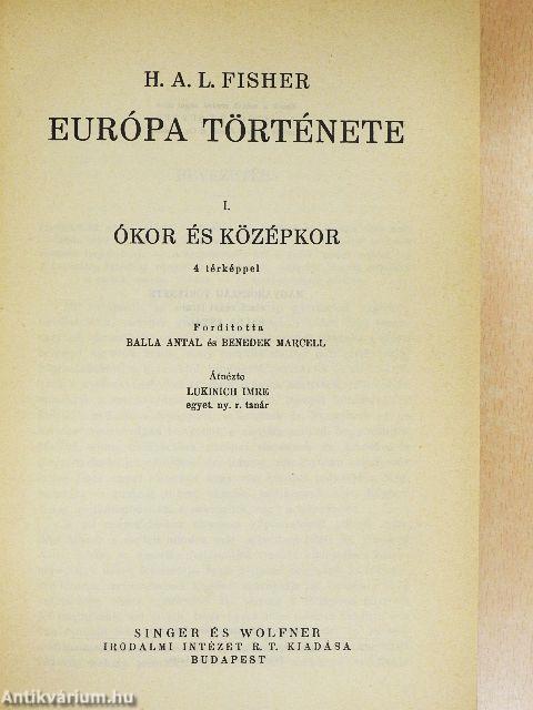 Európa története I.