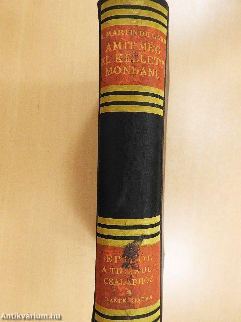 Amit még el kellett mondani...